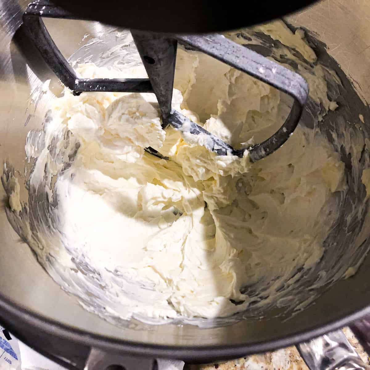 Butter and cream cheese mixed together.
