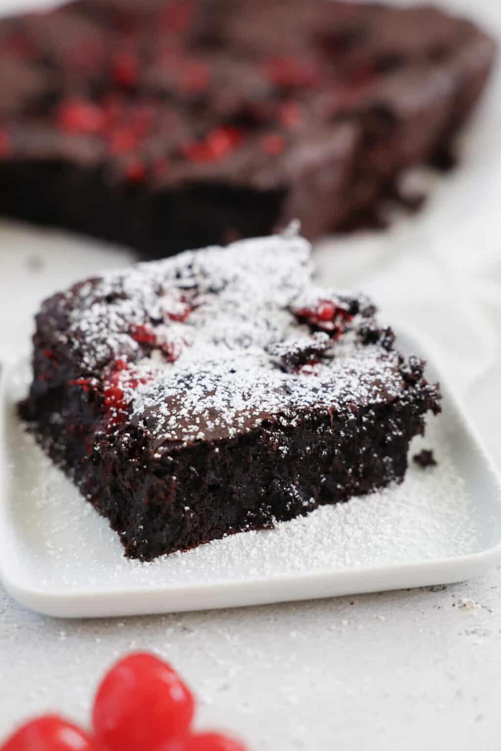 Chocolate Cherry Brownies [Maraschino]